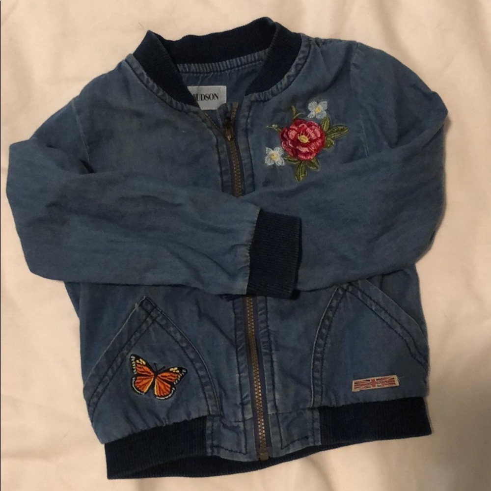 Light weight Hudson denim jacket toddler girls